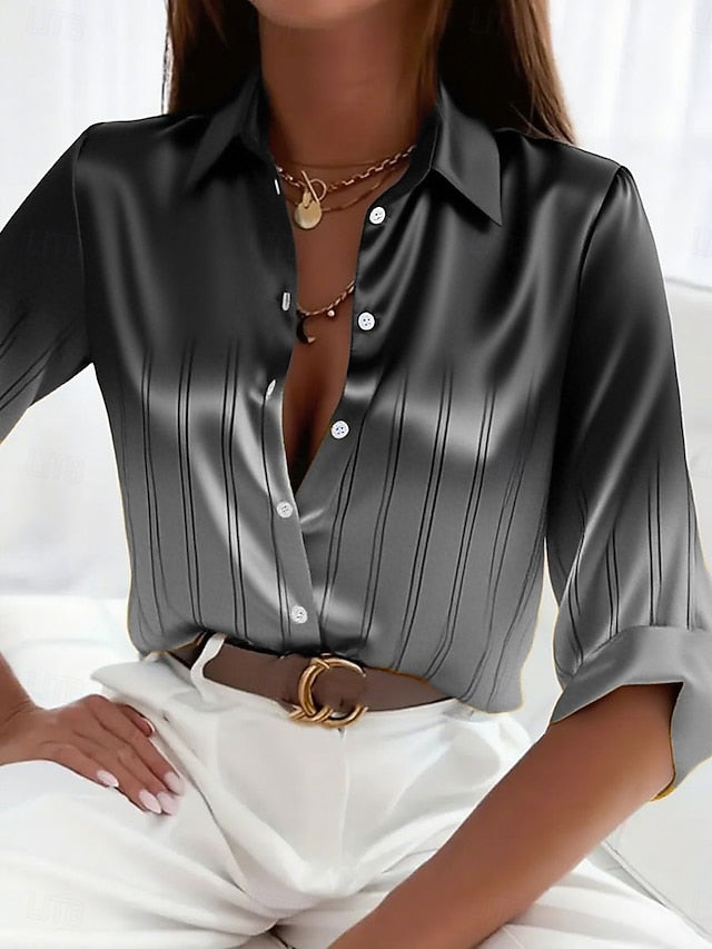 Women's Shirt Dressy Tops Formal Work Shirt Graphic