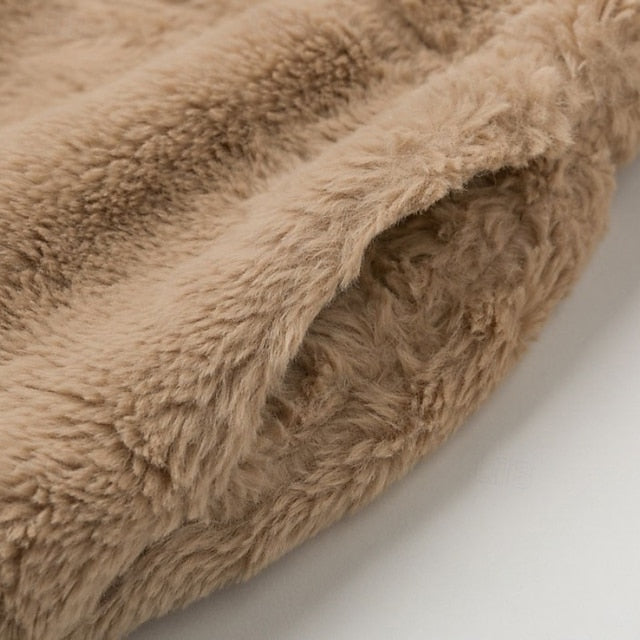 Fur Warm Faux Winter Coat Women's Teddy