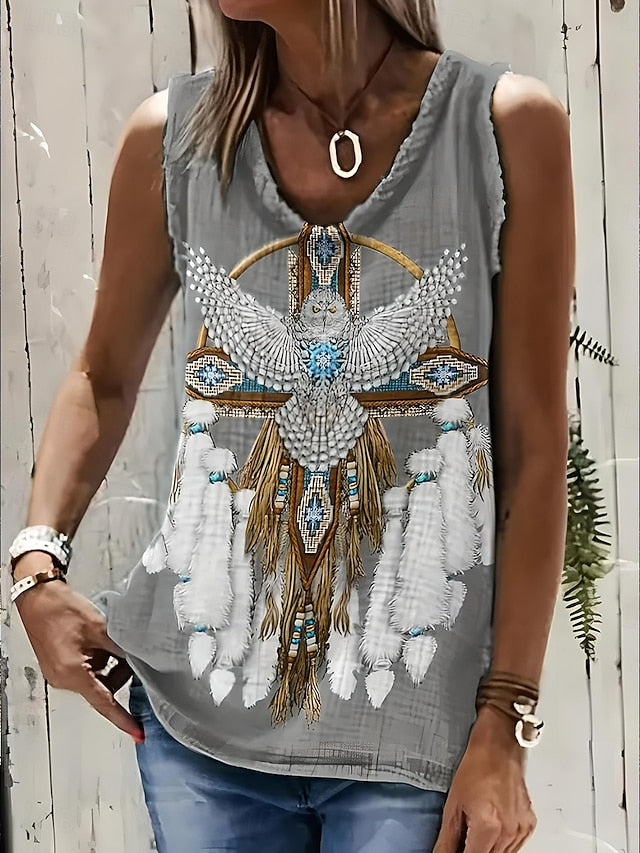Women's Camisole Tank Top Boho Tank Top Western Tank Top