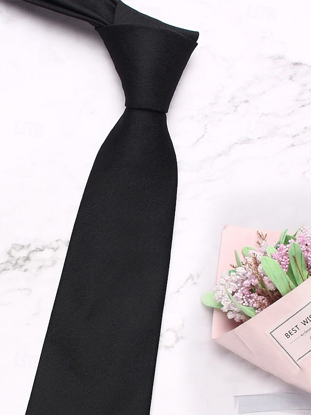 Men's Herringbone Tie Polyester Christmas Stylish –