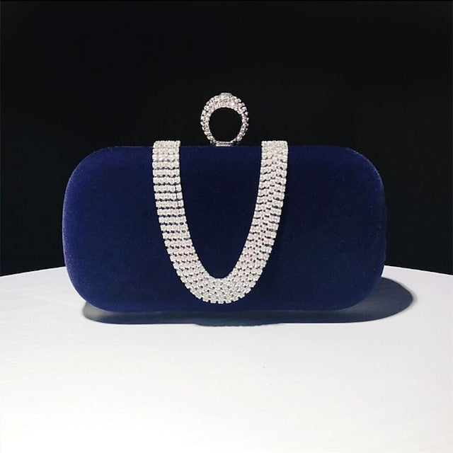 Women's Evening Velvet Bag Bags Clutch Wristlet