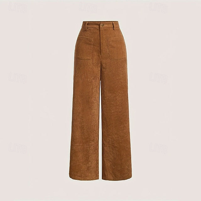 Women's Wide Leg Pants Trousers Palazzo Pants Fashion