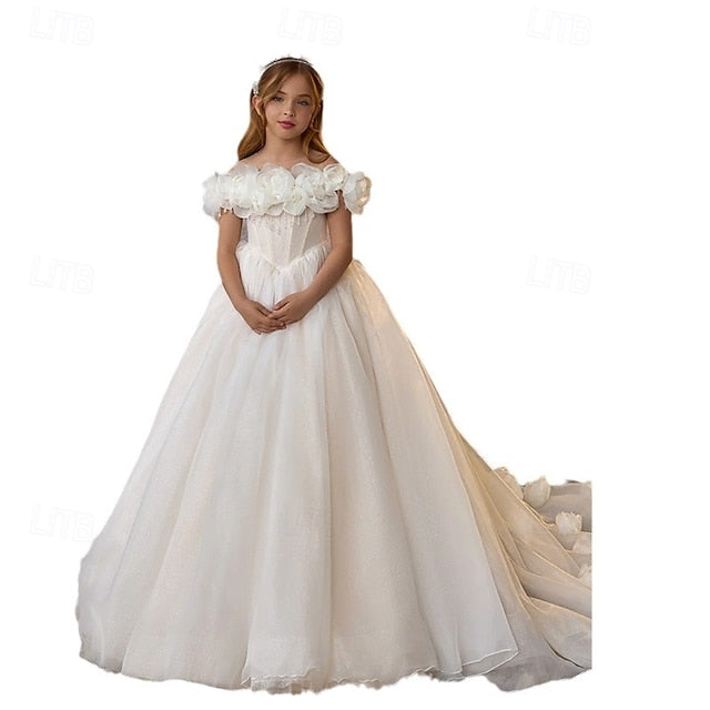 First Dress Girls' Communion Flower Girl Formal