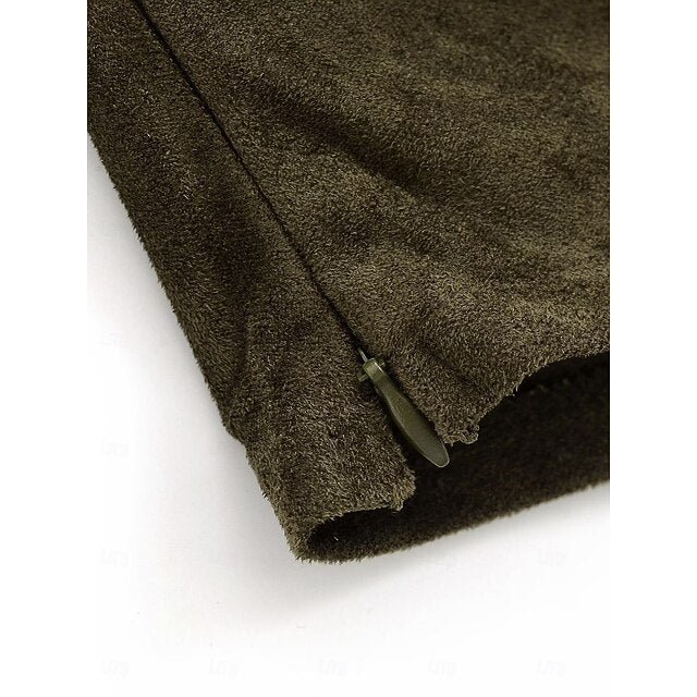 Women's T Shirt Suede Shirt Pleats Asymmetrical Solid Color
