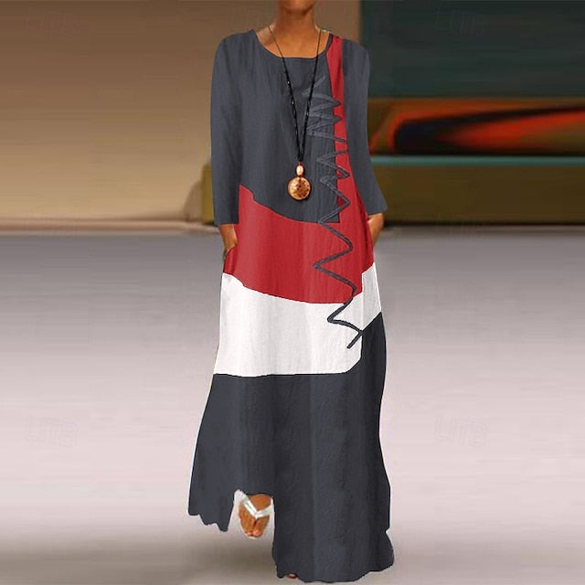 Women's Long Dress Maxi Dress Hoodie Dress Casual Dress T