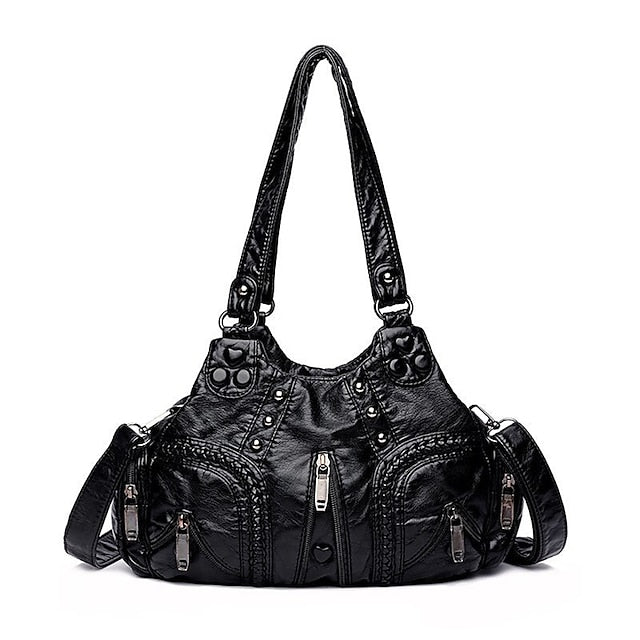 Bag Stylish - Vintage Shoulder Women's Brown Leather