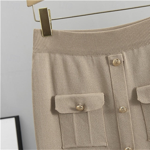 Women's Dress Set Shift Dress Casual Semi Formal Plain