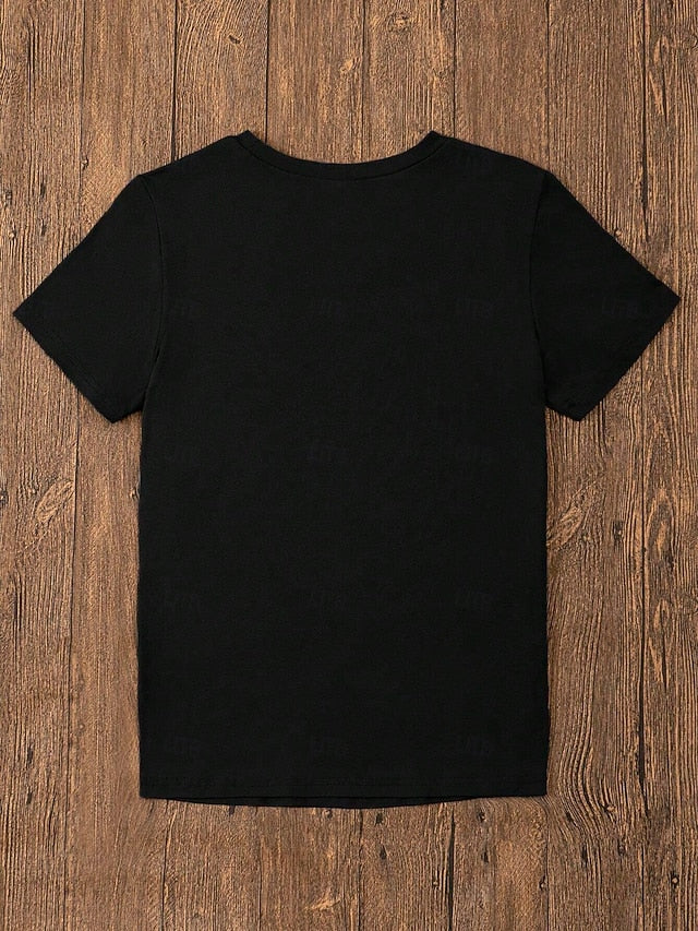 Women's T Shirt Print Animal Casual Short Sleeve Round Neck