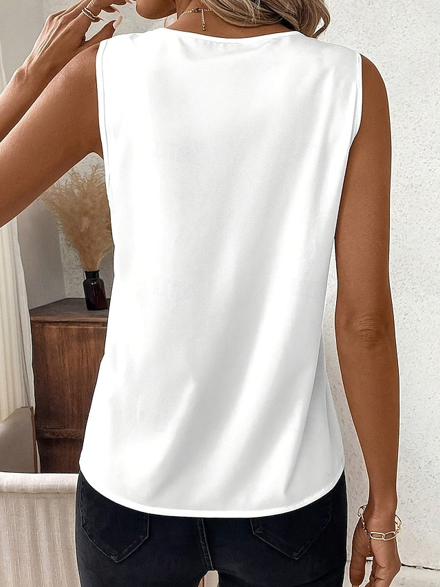 Women's Tank Top Floral Graphic Plants Elegant Vintage