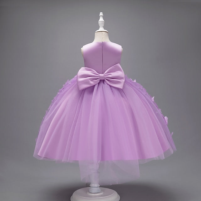 Girls' Dress Butterfly Party Flower Girl Kids
