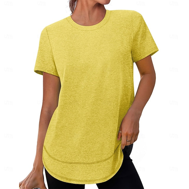 Women's T Shirt Summer Tops Vintage Classic Casual Short