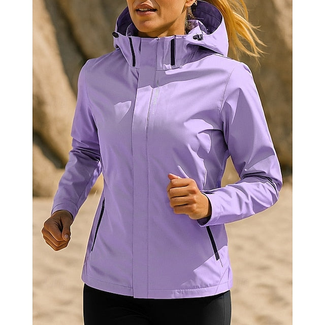Women's Running Jacket Outdoor Jacket Drawstring Pocket