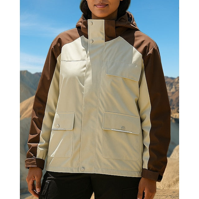 Women's Windbreaker Softshell Jacket Hiking Jacket 3 in 1