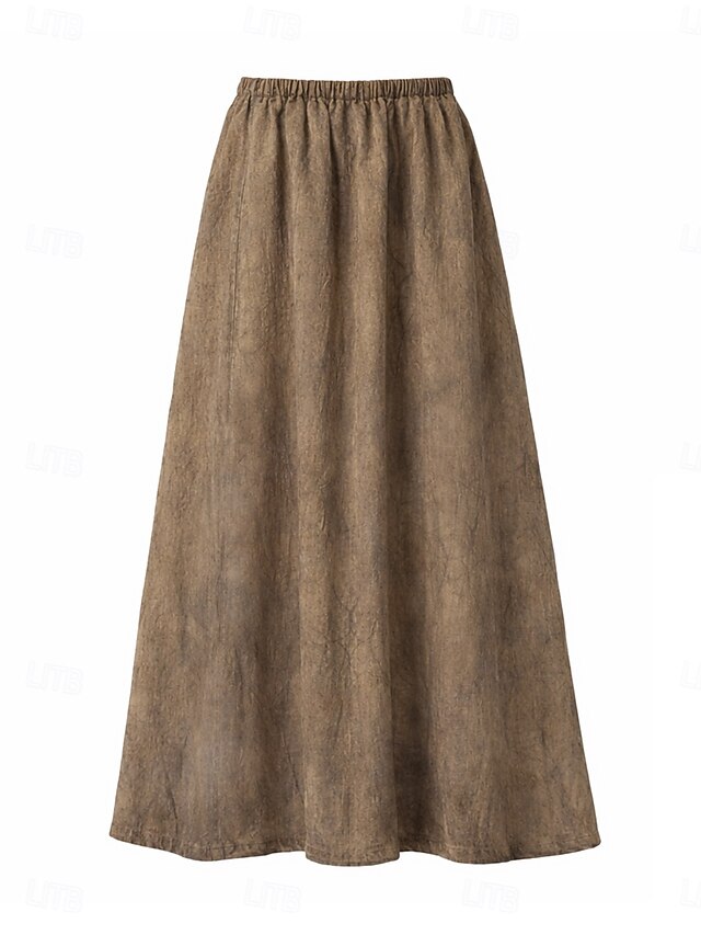 70% Linen Women's Linen Skirts Cotton Linen Skirts Casual