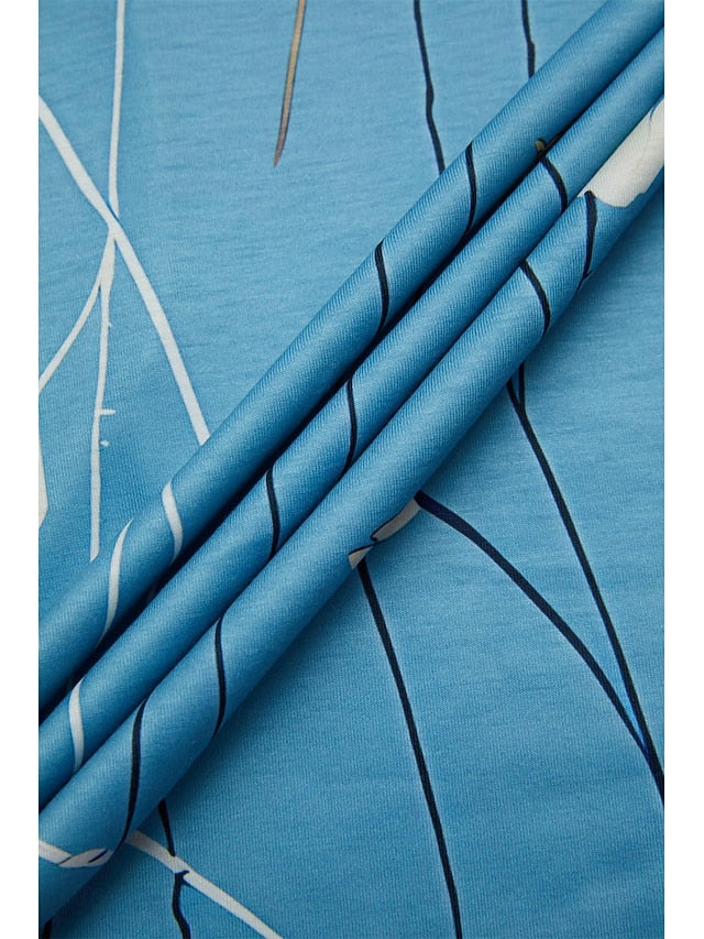 Women's Midi Dress Two Piece Dress Set Casual Dress Print