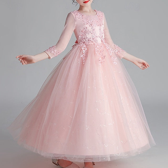 Girls' Princess Dress Kid's Girl Flower