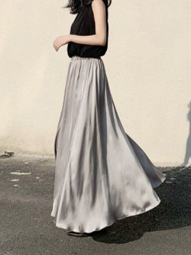 Women's Wide Leg Chinos Swing Elegant Vacation Vintage Full
