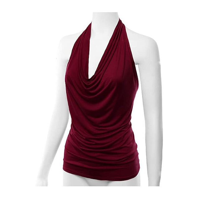 Women's Tank Top Yoga Top Halter Neck Quick Dry Comfortable