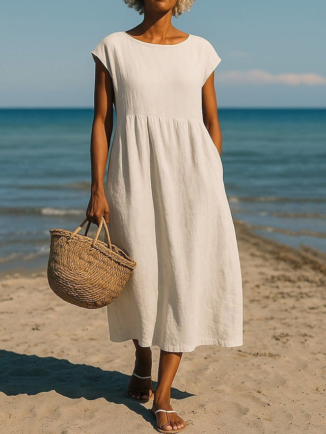 Women's Midi Dress A Line Dress Summer Dress Vacation