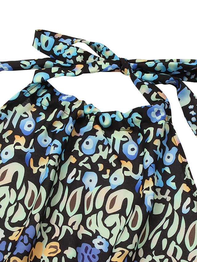 Women's Casual Dress Swing Dress Polka Dot Dress Long