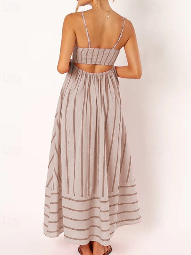 Women's Midi Dress Slip Dress Classic Modern Outdoor