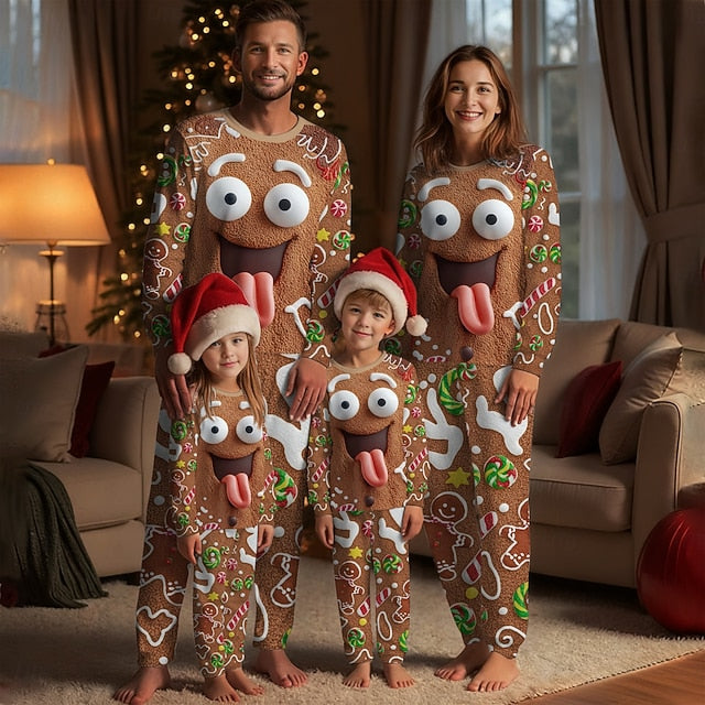 Family Christmas Pajamas Nightwear Men's Women's