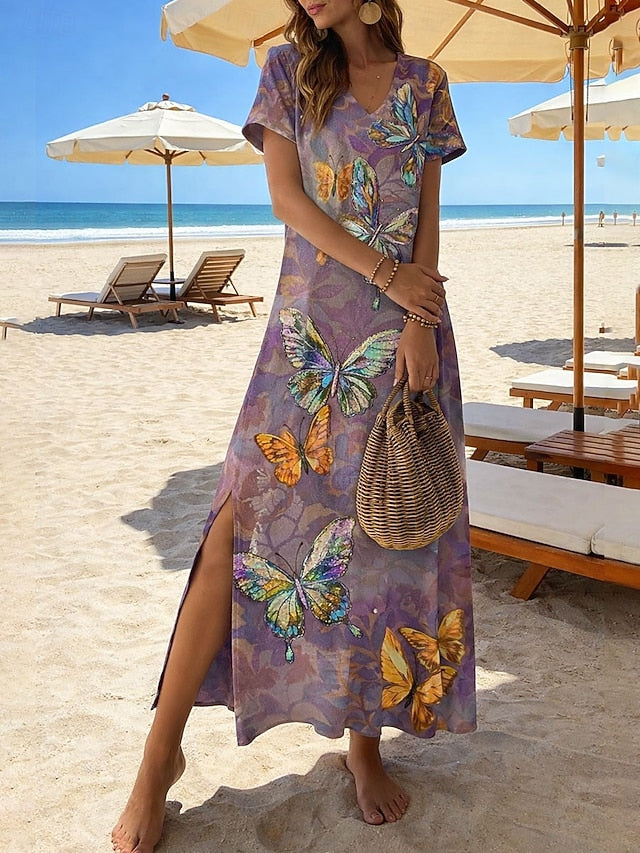 Women's Maxi Dress A Line Dress Casual Beach Loose Fit