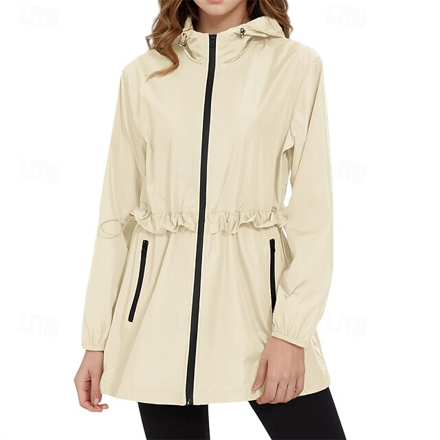Women's Hiking Jacket Rain Jacket Raincoat Outdoor