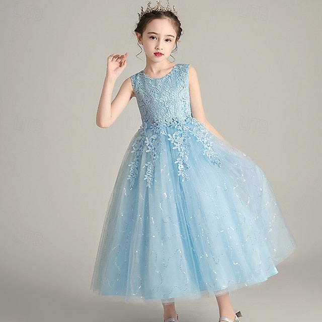 Flower Kid's Dress Princess Girls' Girl