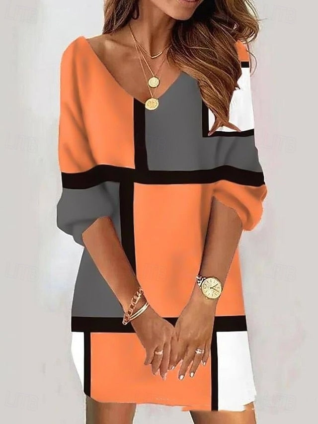 Women's Mini Dress Sheath Dress Shift Dress Party Casual