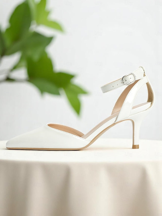 Gold Heels Strap Glitter Ankle Women's
