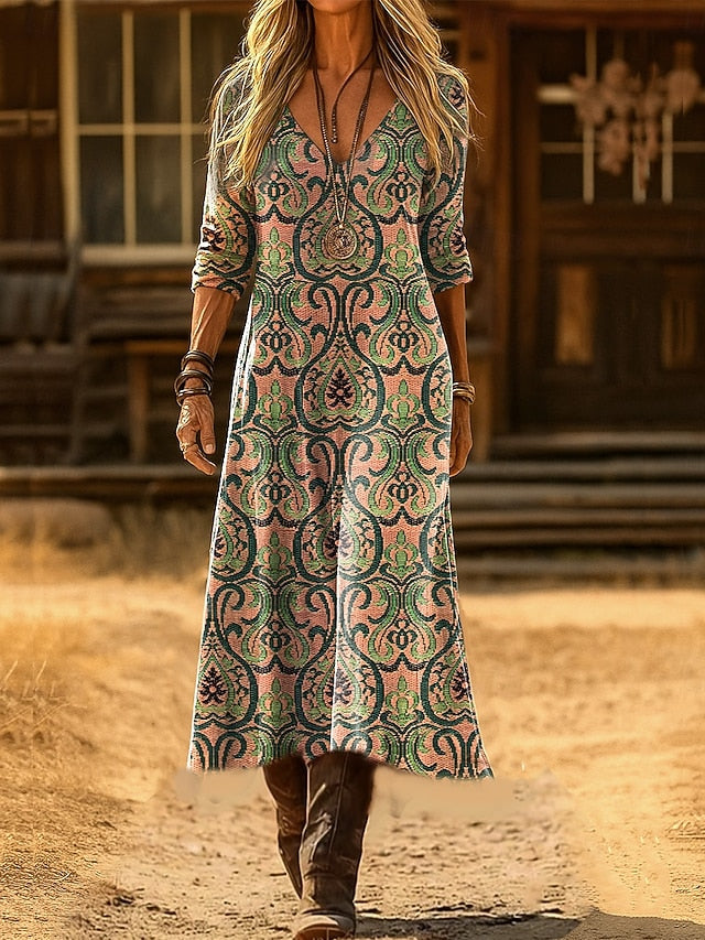 Women's Maxi Dress Sheath Dress Party Casual Boho Daily