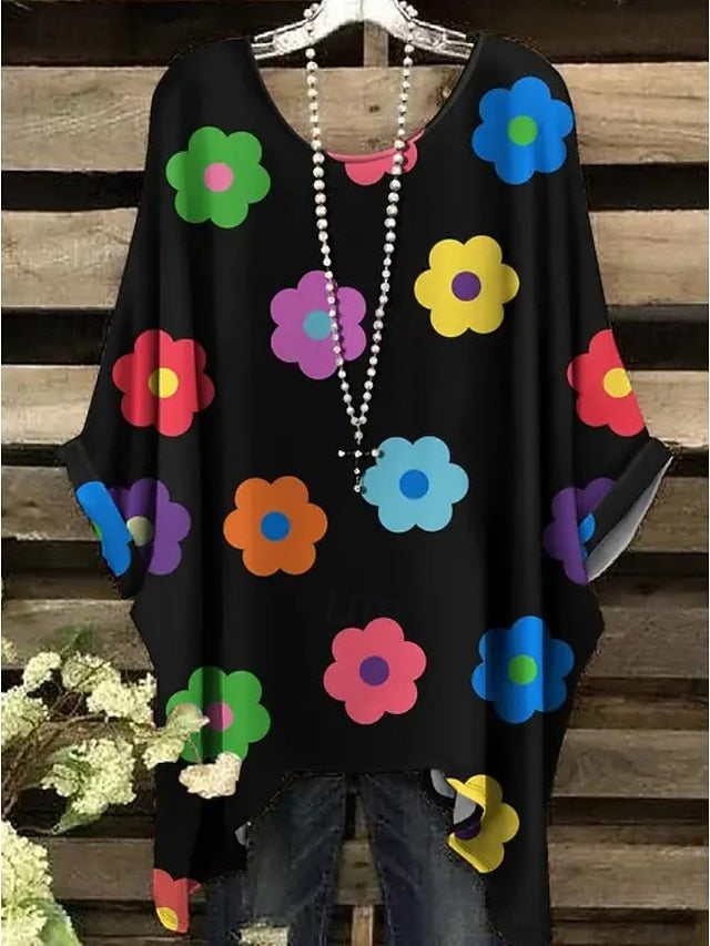 Women's Boho Shirt Graphic Geometric Abstract Elegant