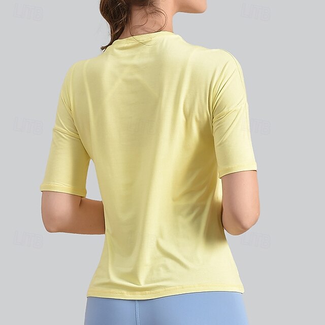 Women's Yoga Shirts Yoga Tank Tops Workout Tops Crew Neck