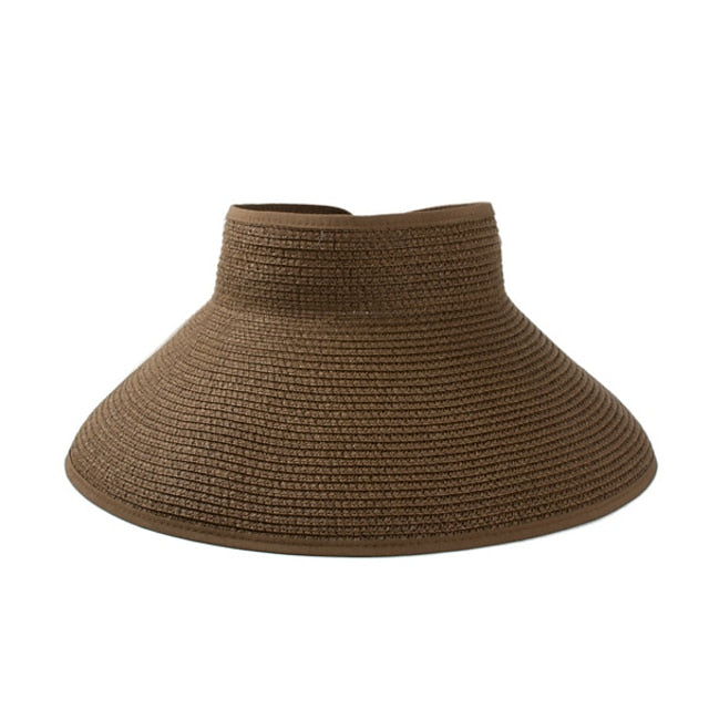 14 Colors Summer Folding Empty Top Hat Straw Hat Sun Hat Beach