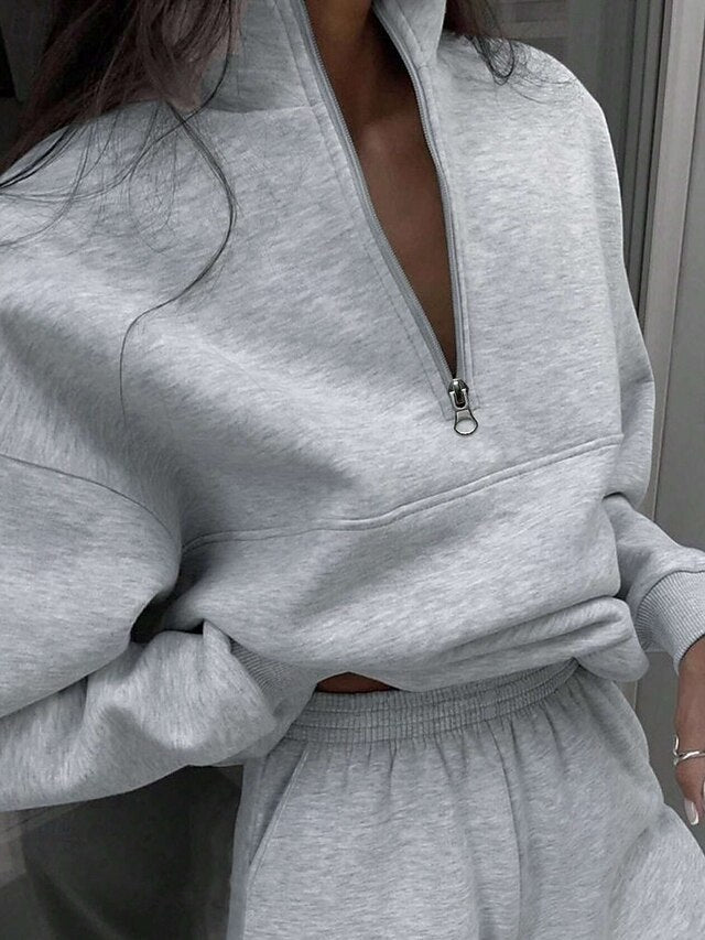 Women's Two Piece Sets Tracksuit Pants Sets Long Sleeve