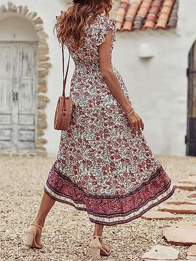 Women's Midi Dress Casual Dress A Line Dress Boho Dress