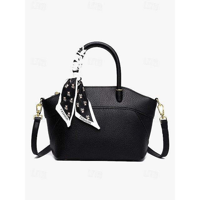 Daily Holiday Handbag Bag Women's Office PU Leather Bucket