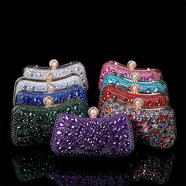 Clutch Women's – Luxury Crystal Evening Multicolor