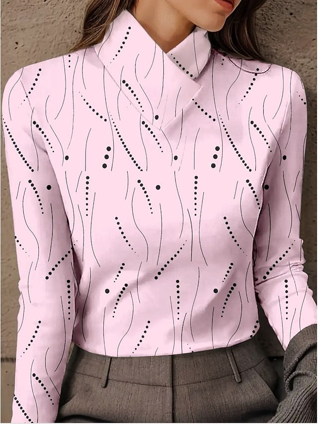 Women's Tunic Graphic Geometric Abstract Elegant Vintage