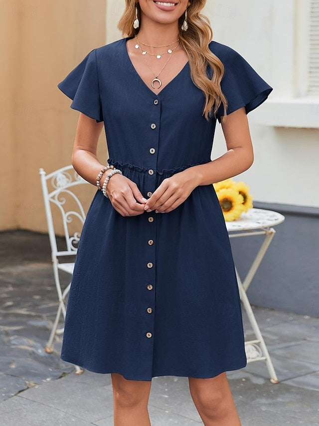 Women's Mini Dress Casual Dress A Line Dress Basic Casual