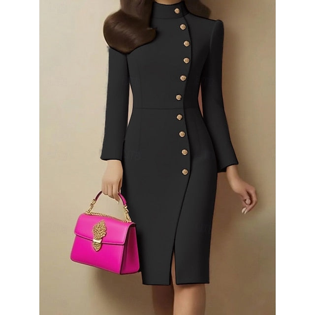Women's Mini Dress Sheath Dress Bodycon Dress Semi Formal