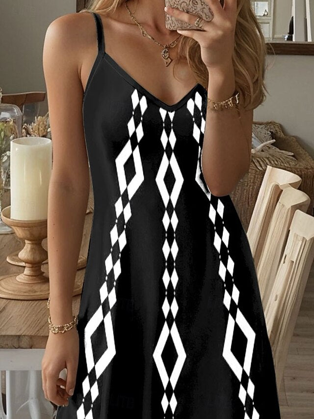 Women's Mini Dress Sundress A Line Dress Slip Dress Off The