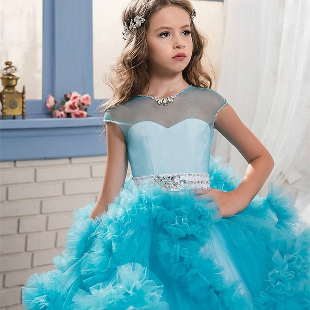 Girls' Dress Girl Kid's Princess Flower