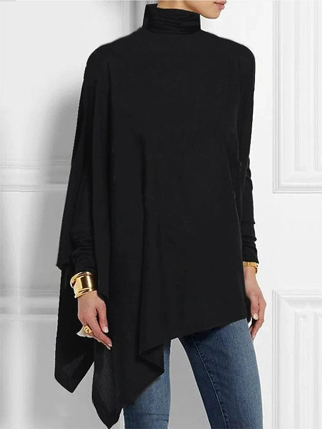 Women's T shirt Long Sleeve Plus Size Shirt Blouse Basic