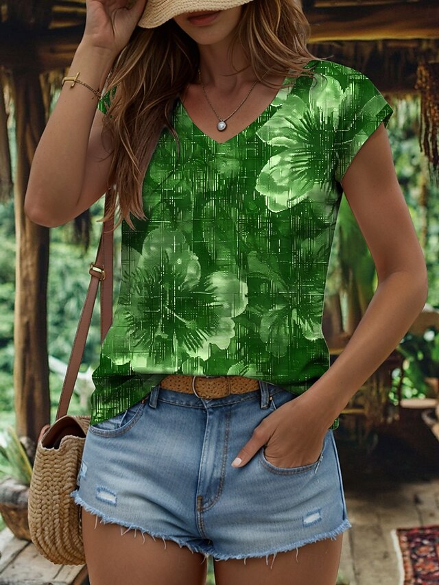 Women's Floral Camisole Tank Top Graphic Vintage Stylish