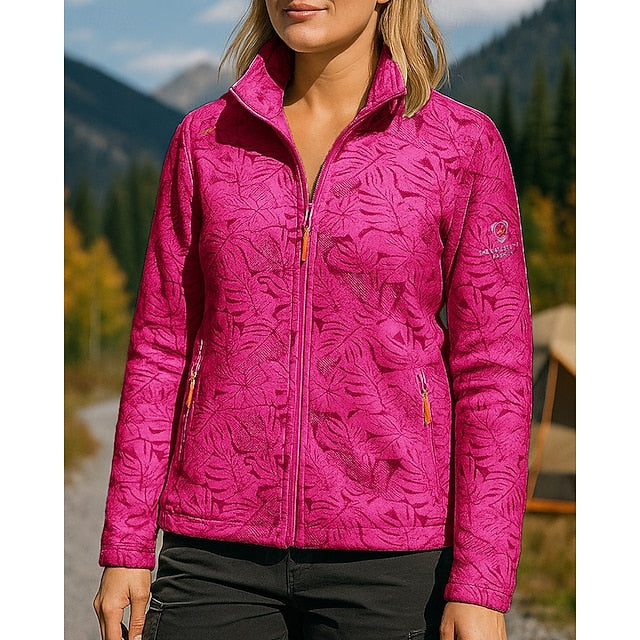 Women's Outdoor Jacket Hiking Jacket Fleece Jacket Outdoor