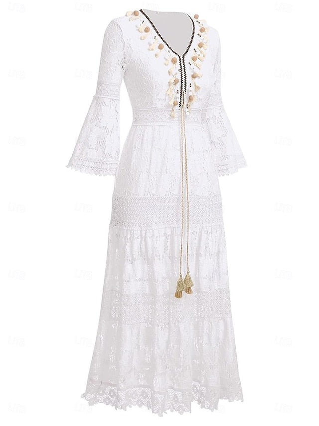 Women's Maxi Dress Sundress A Line Dress Vacation Party