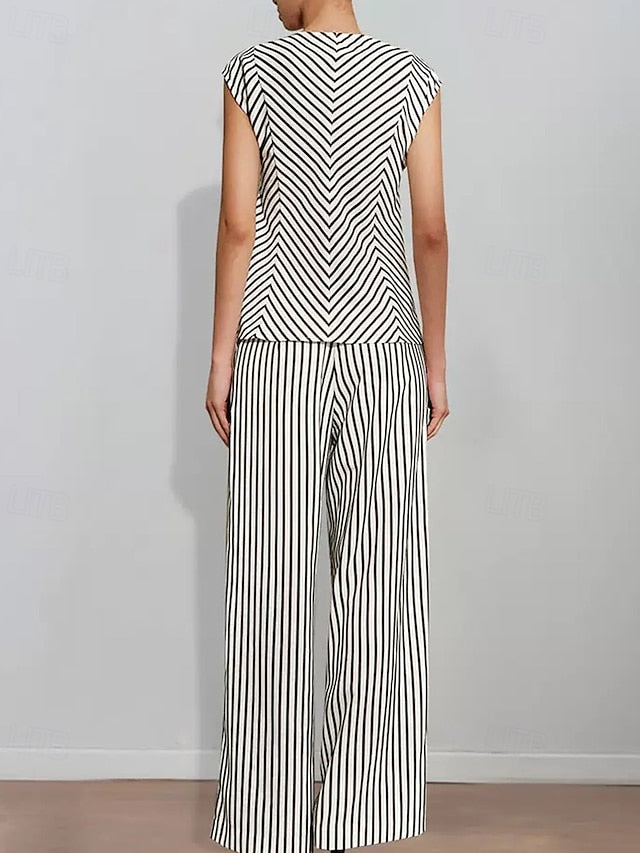 Bride the Pantsuit of Two Print Mother Striped Piece