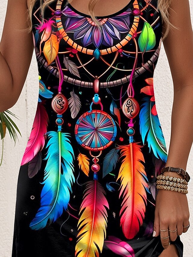 Women's Mini Dress A Line Dress Summer Dress Vacation